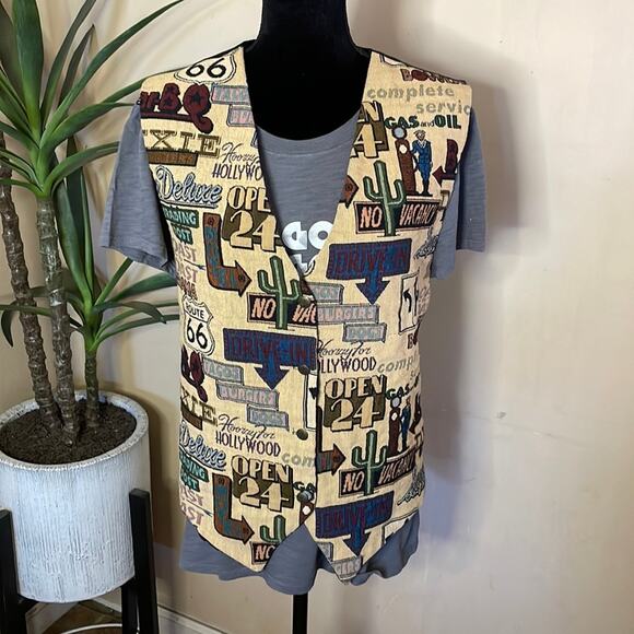 Billie Martin Route 66 vest - Picture 1 of 7